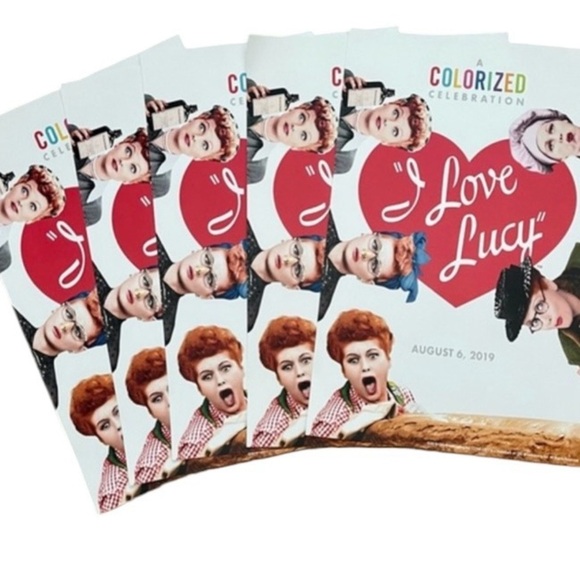 I LOVE LUCY POSTERS:  A Colorized Celebration 11”x17” CBS 8/6/2019 (SET‎ of 5) - Picture 1 of 3